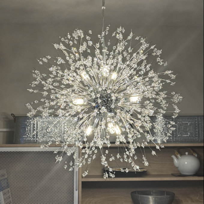 Everly Quinn Lakeyah 9 - Light Sputnik Sphere Chandelier & Reviews